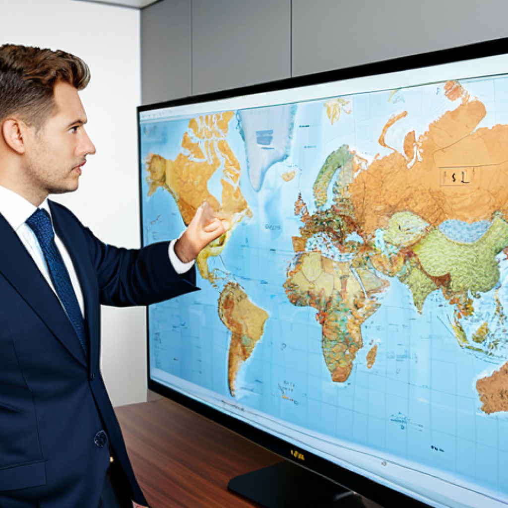 **

"A logistics professional, fully clothed in business attire, analyzing a supply chain map on a large screen in a modern office. The map highlights international shipping routes and warehouse locations.  Appropriate content, safe for work, perfect anatomy, natural pose, professional environment, high quality."

**