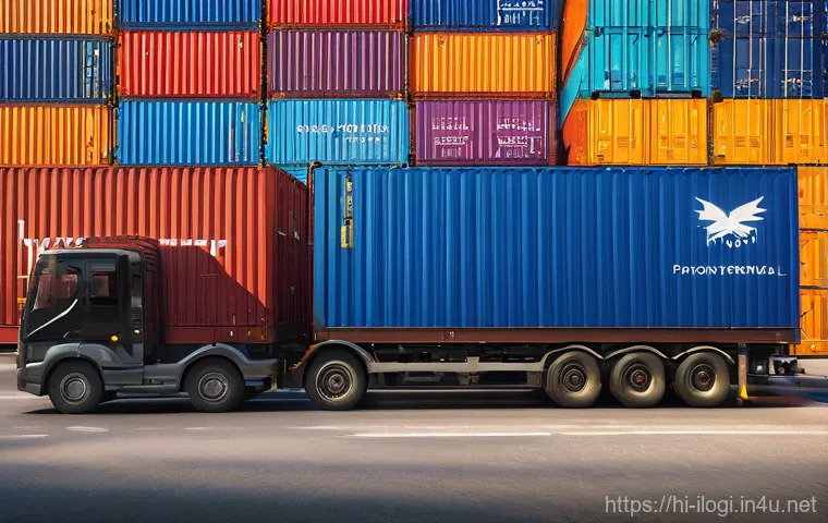 국제물류사로서의 경력관리 전략 - "A highly detailed, realistic image of a female logistics professional, late 20s to early 30s, with ...